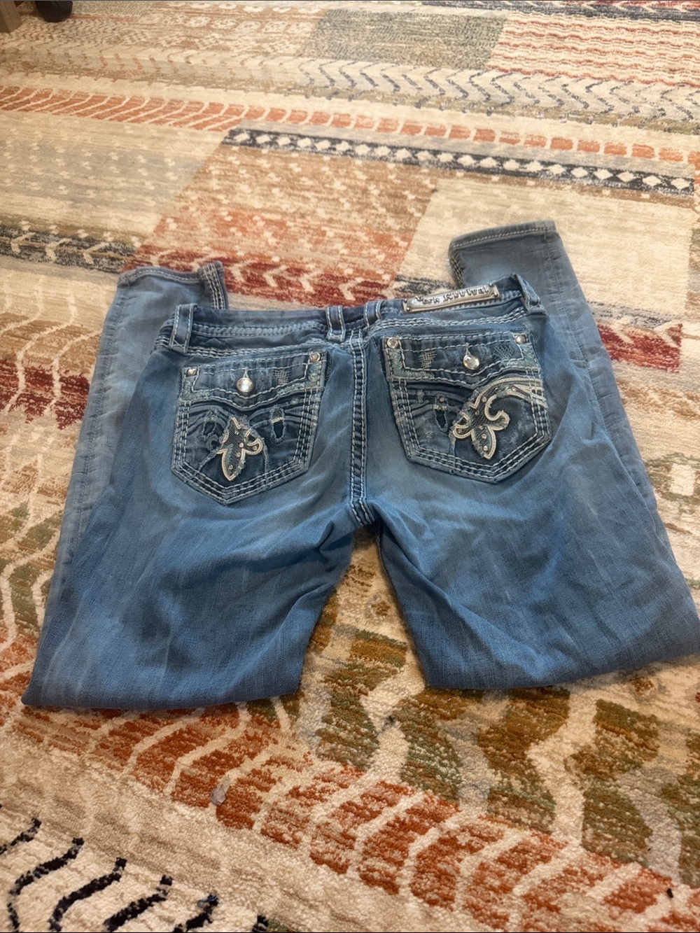 Rock Revival Mid Rise Ankle Skinny Jean Size 29